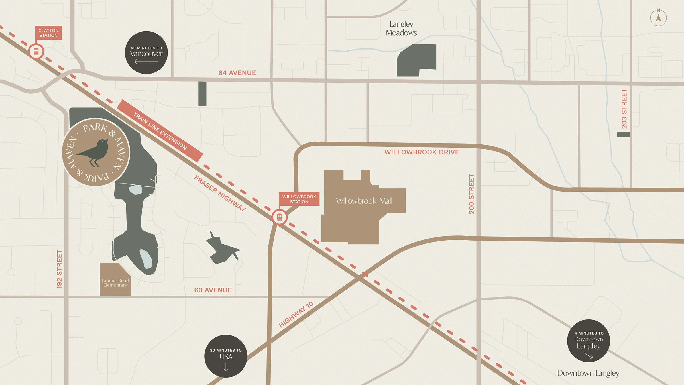 Park & Maven Neighbourhood Map