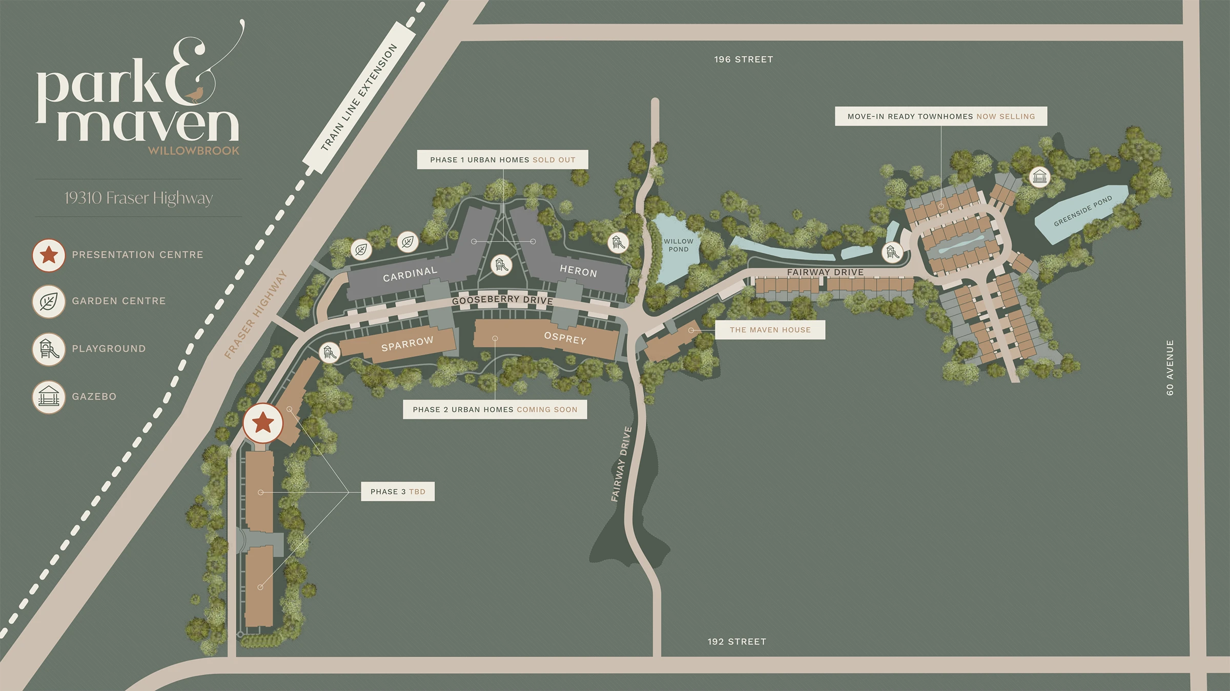 Park & Maven urban home condos and townhomes in Willowbrook